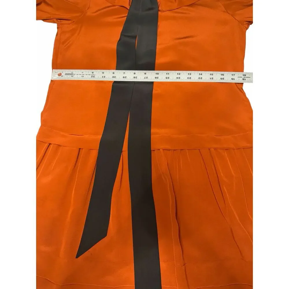 Coach 1941 Tie Neck Ruffle Dress Style #88986 Size 6